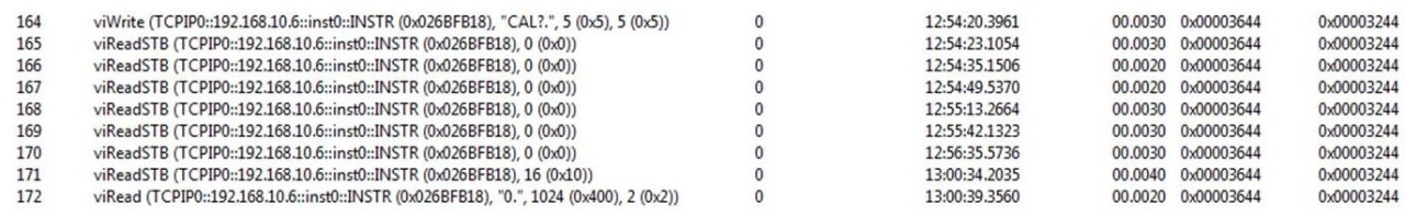Self Alignment via remote control via TCP/IP => 'CAL?